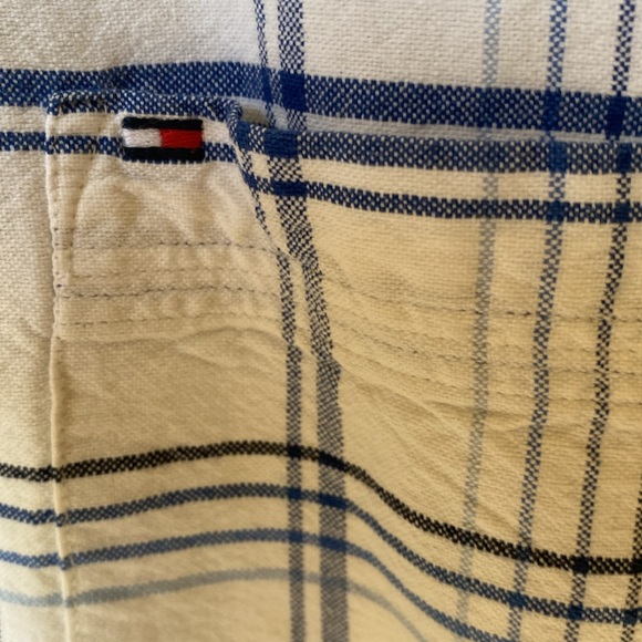 Men’s Tommy Hilfiger Short Sleeve Short - Blue/White - Large - Picture 4 of 5